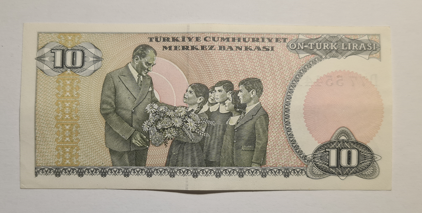 10 Lira 1982 Türkei UNC.