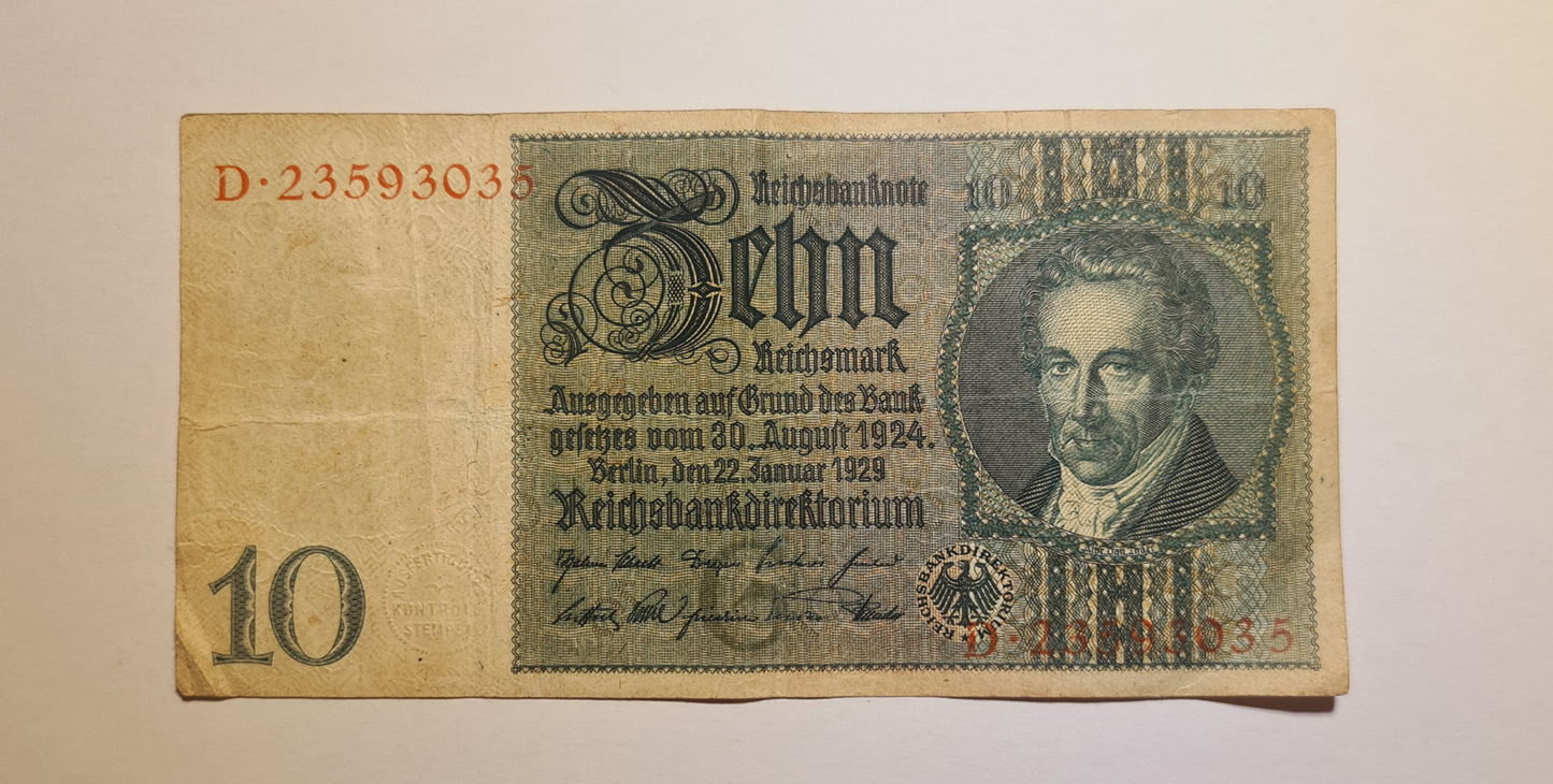 10 Reichsmark 1924
