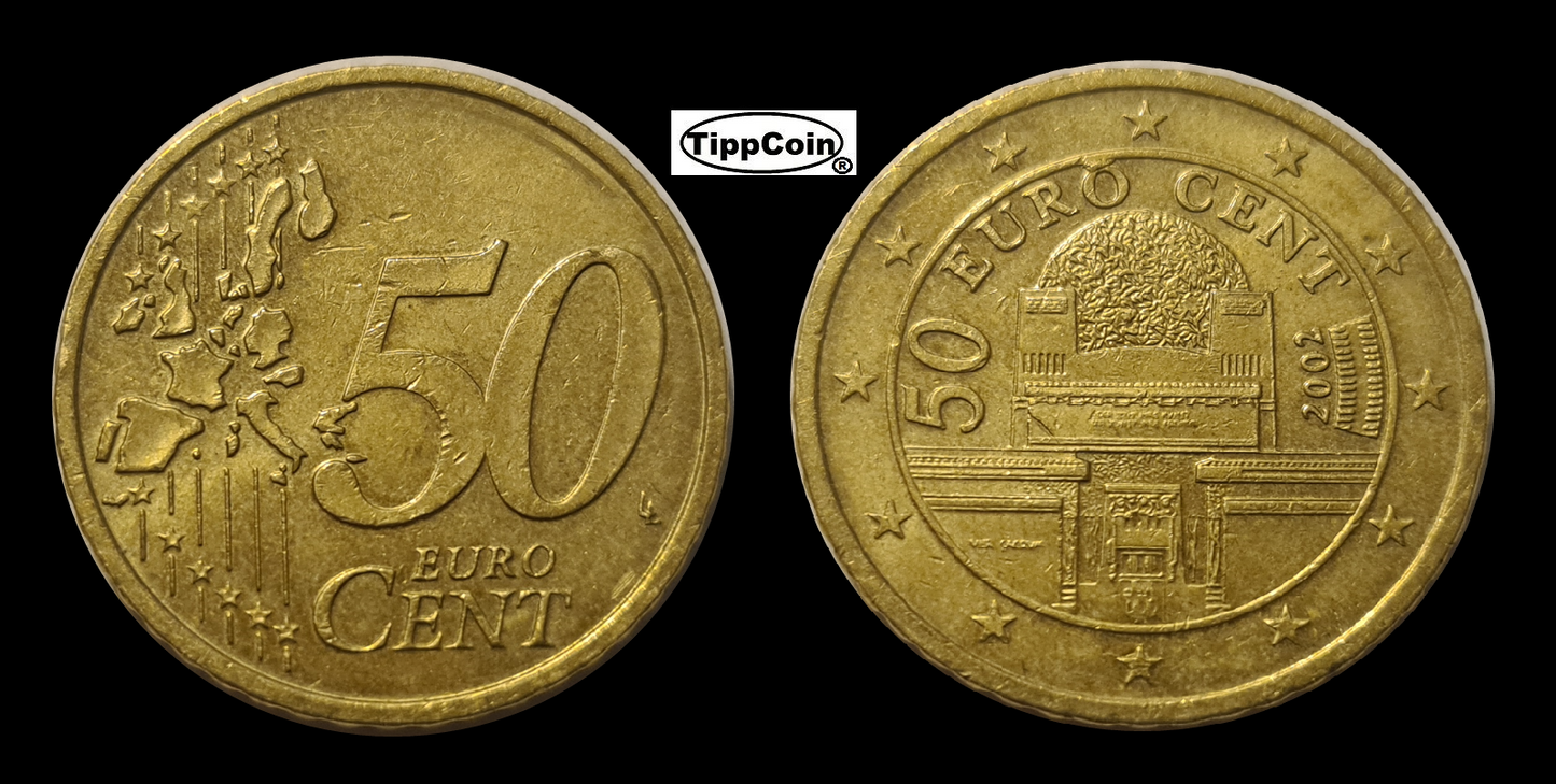 50 Cent 2002 Austria, Fehlprägung