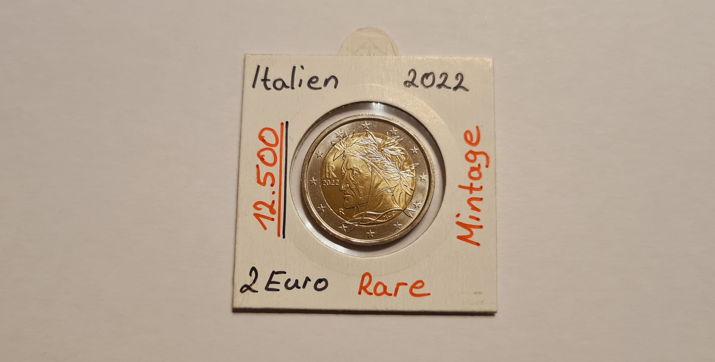 Italien 2 Euro 2022 Dante Alighieri