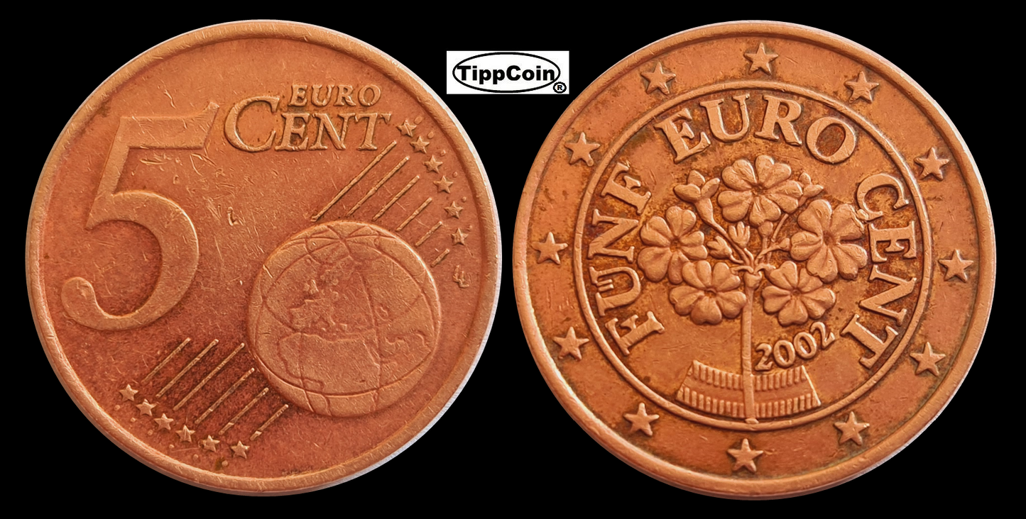 5 Cent 2002 Österreich mit zu viel Materie