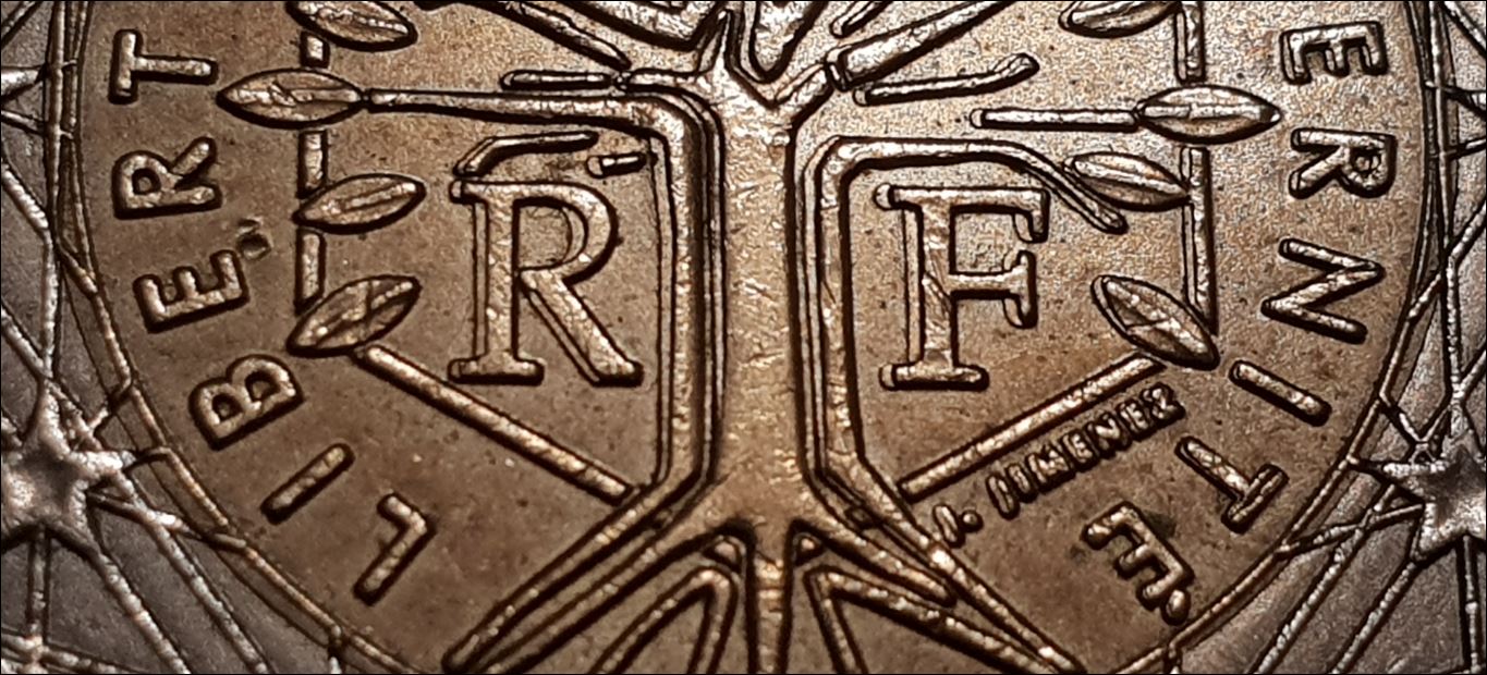 Frankreich 2 Euro 1999 Fehlprägung / Doppelprägung