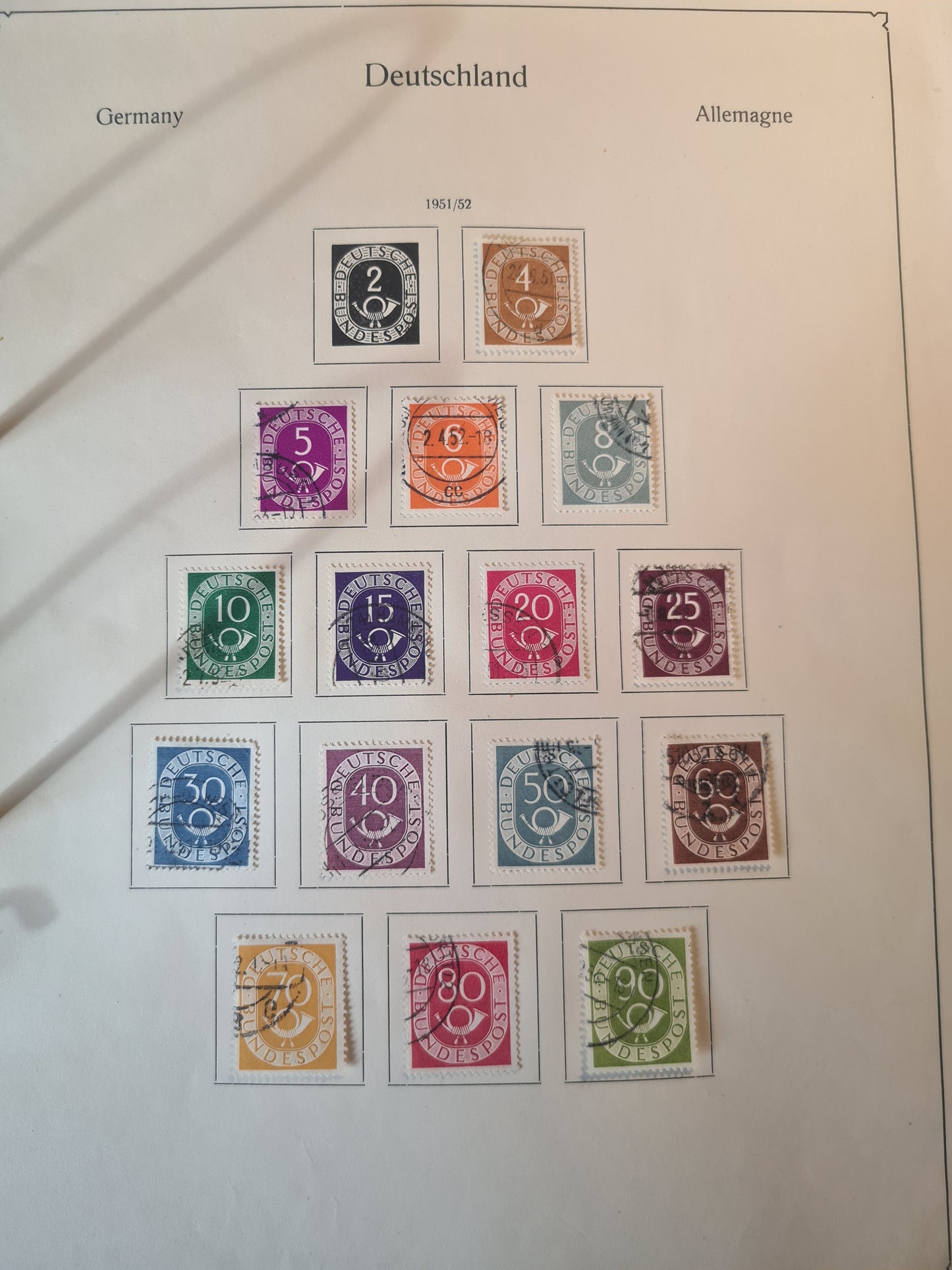 Briefmarken Posthorn