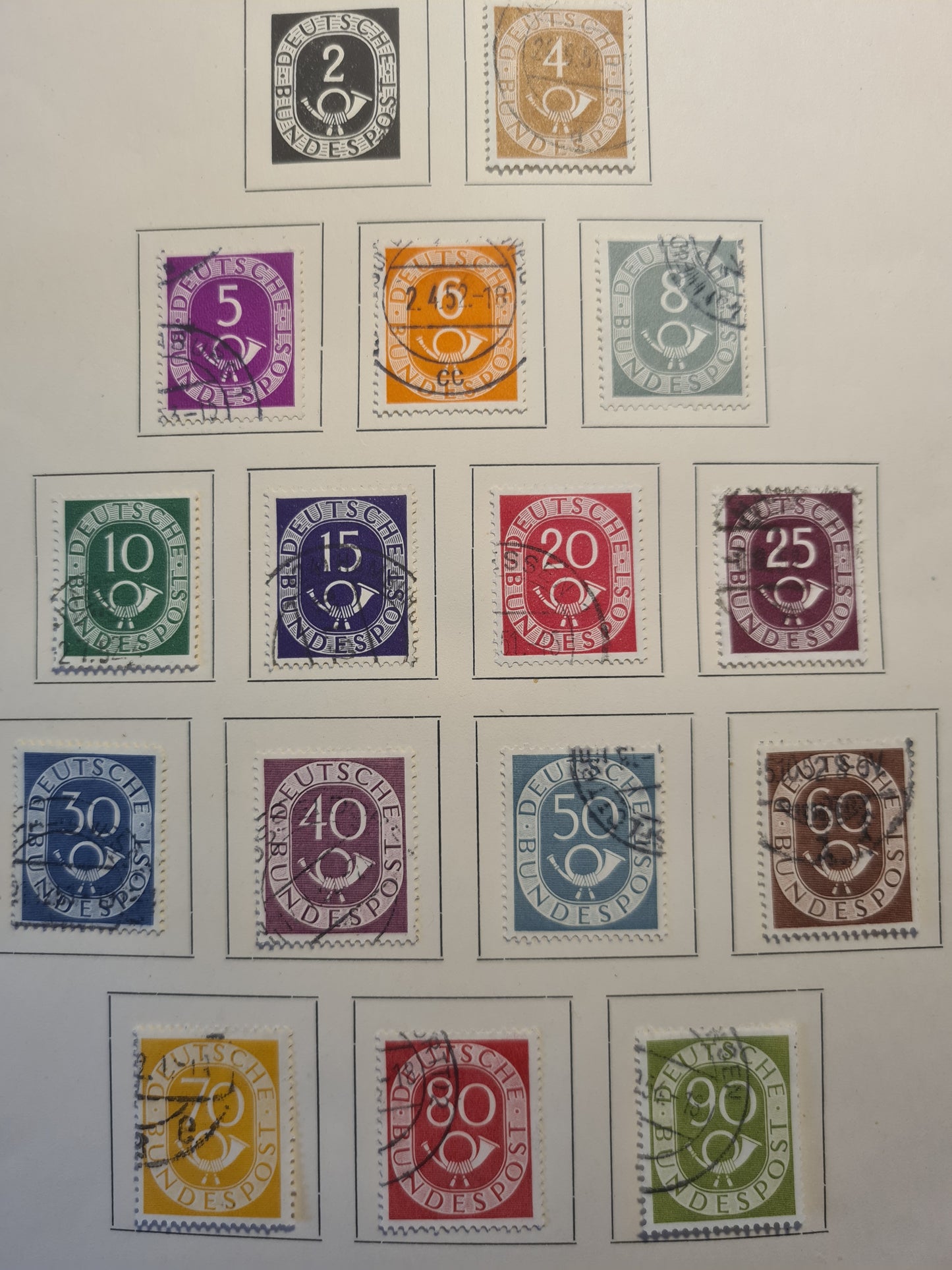 Briefmarken Posthorn