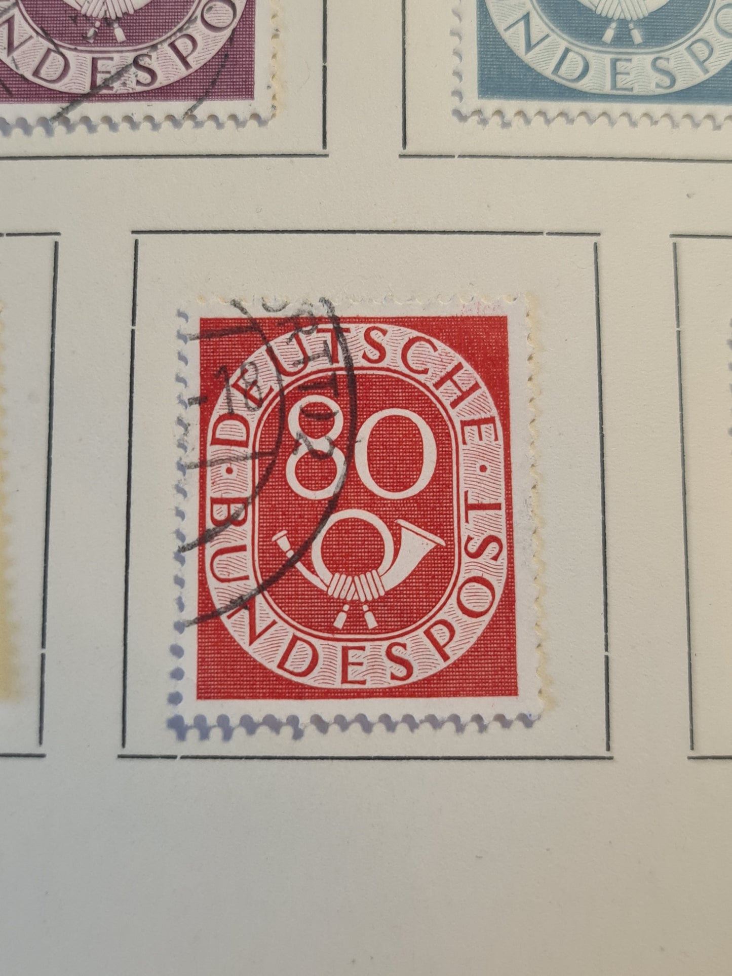 Briefmarken Posthorn