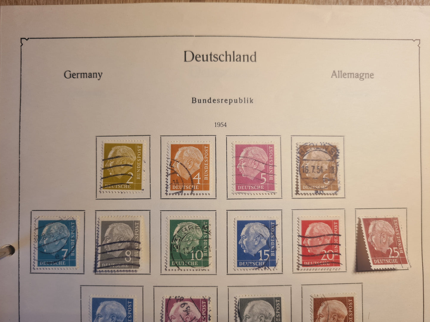 Briefmarken Theodor Heuss