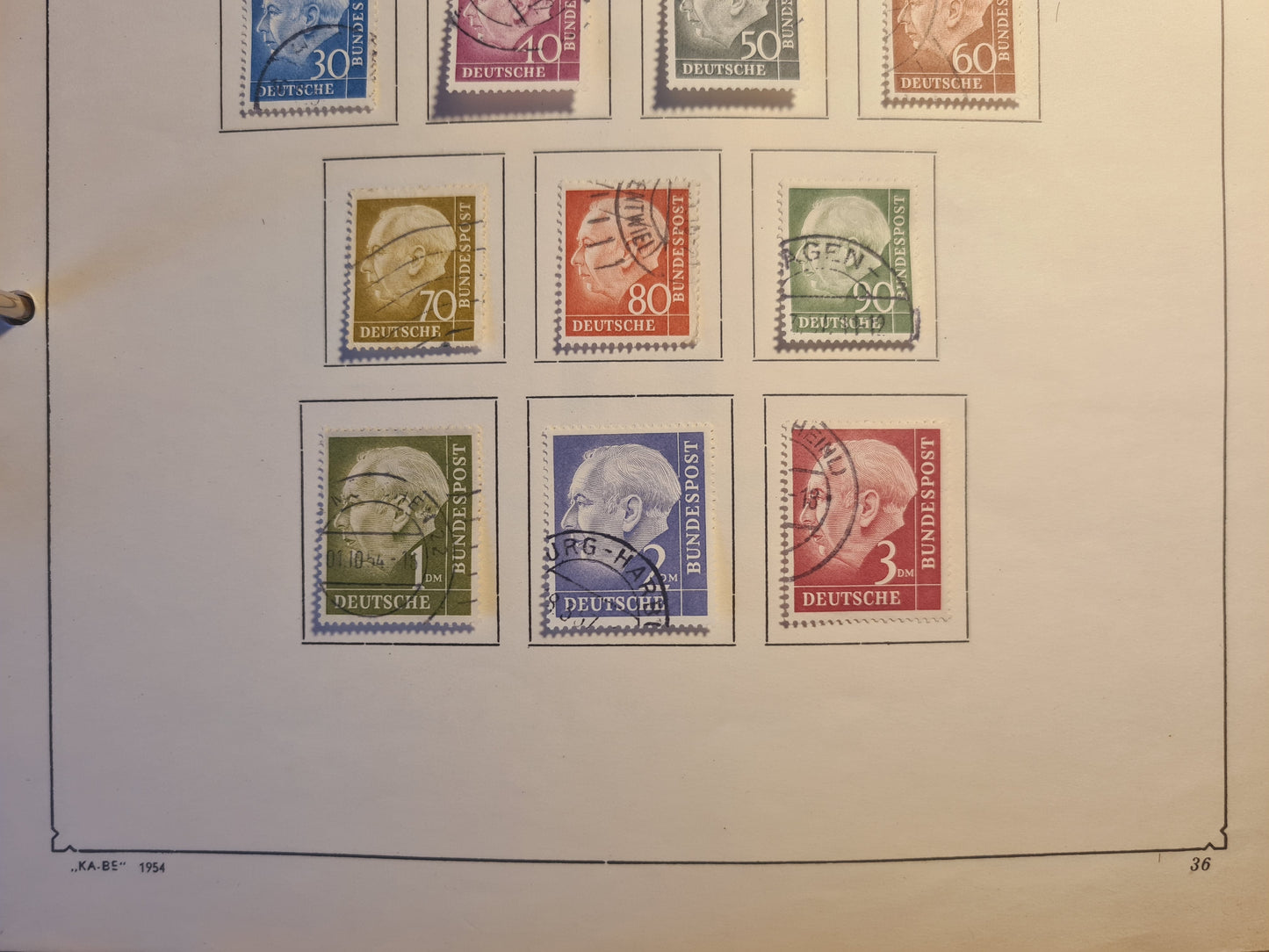 Briefmarken Theodor Heuss