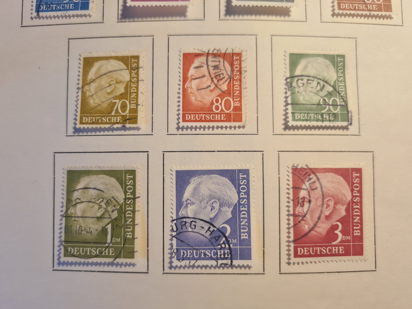 Briefmarken Theodor Heuss