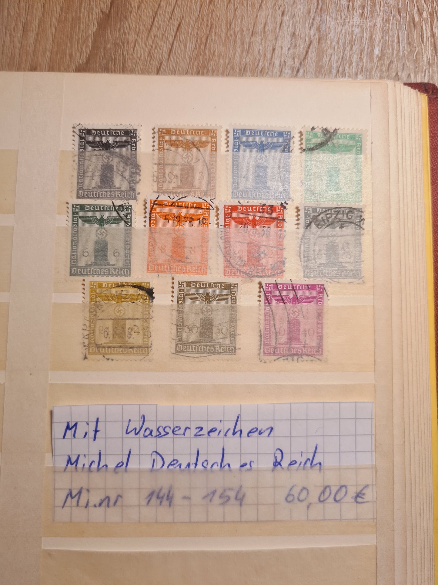 Deutsches Reich Dienstmarken