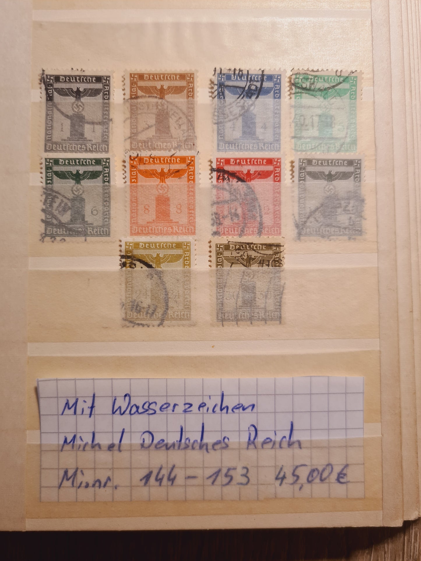 Deutsches Reich Dienstmarken