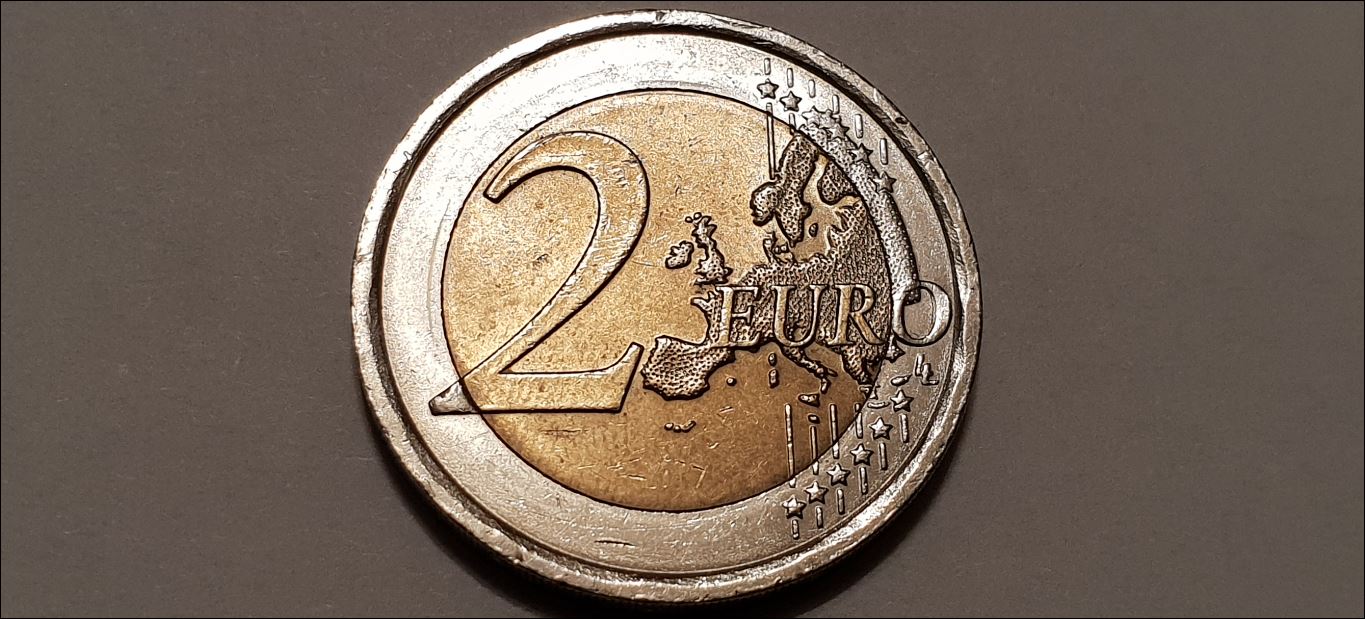 Italien 2 Euro 2013 R Fehlprägung / Materialüberschuss