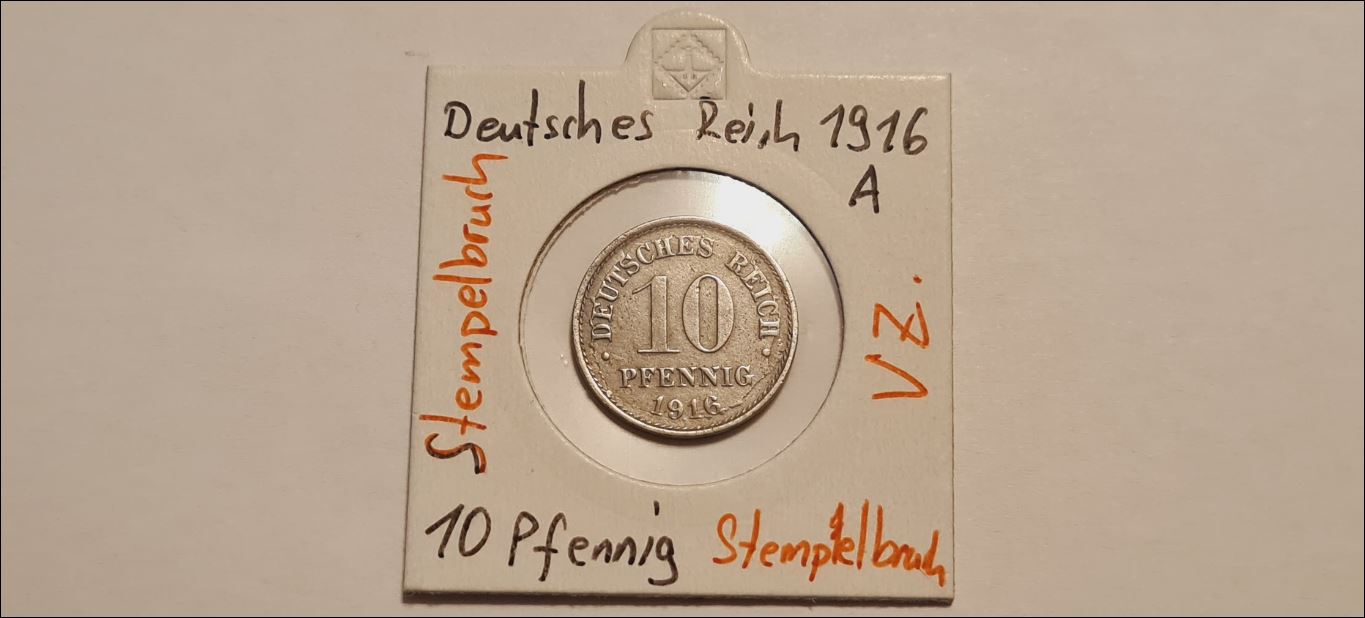 10 Pfennig 1916 A Rare