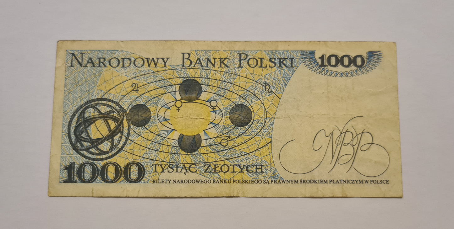 1000 Zlotych 1982 Polen