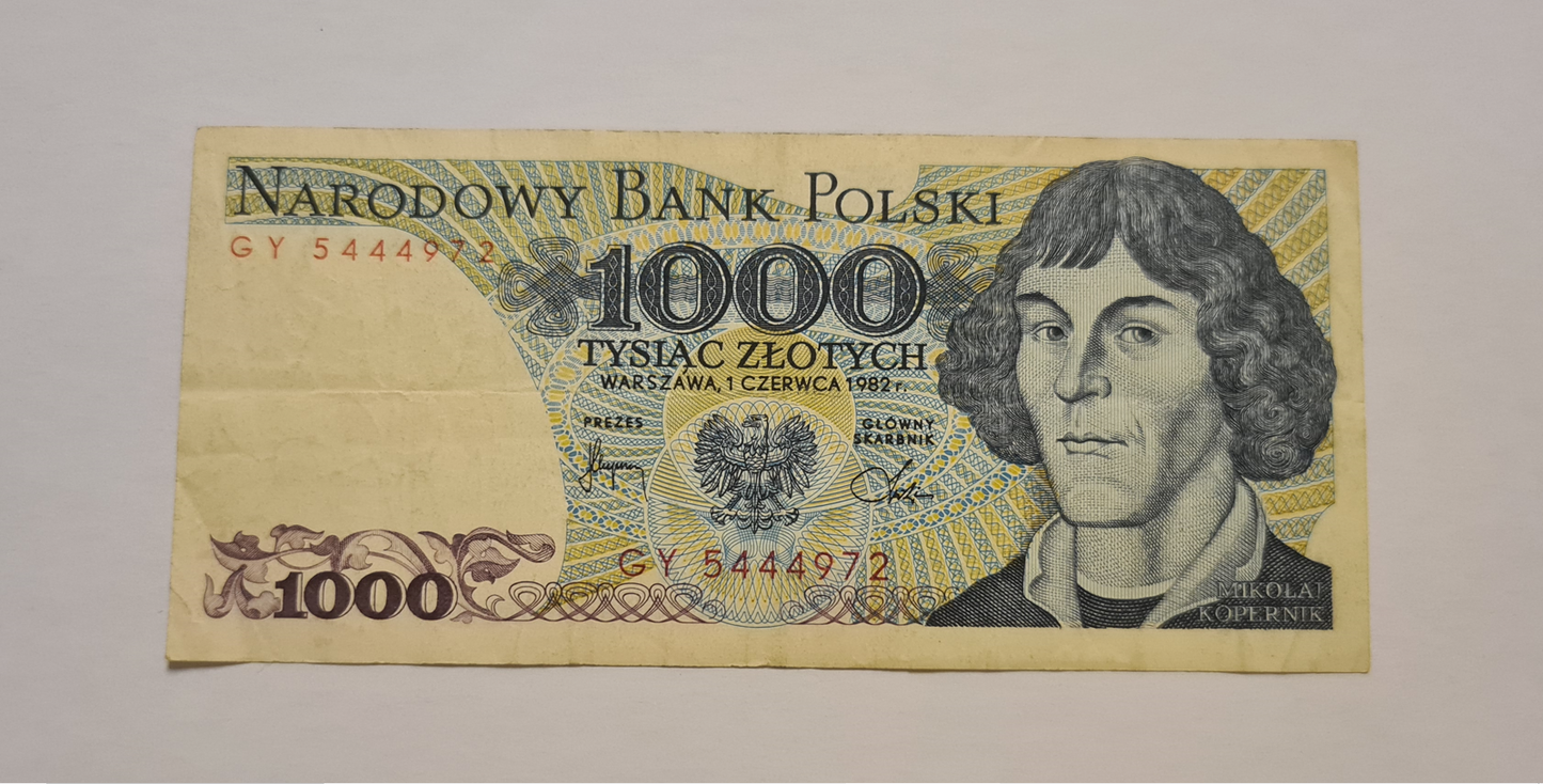 1000 Zlotych 1982 Polen