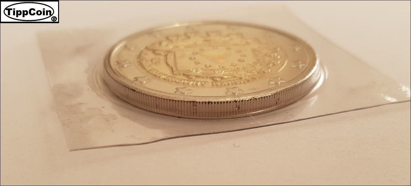Griechenland 2 Euro 2015 Gedenkmünze Fehlprägung / Prägeschwäche
