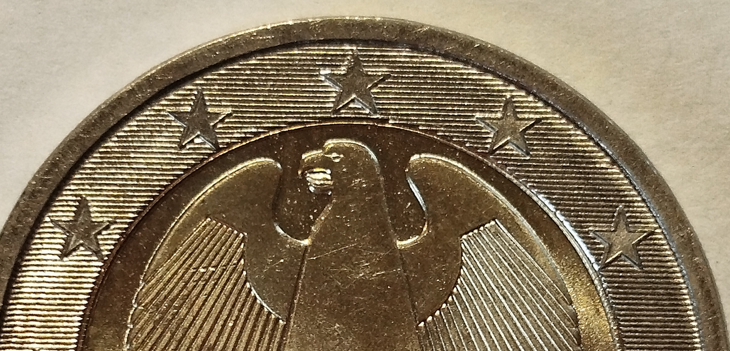 Deutschland 2 Euro 2011 J Fehlprägung / Doppelzunge Adler