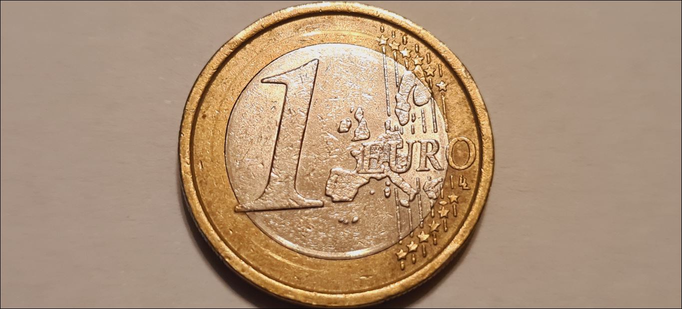 Italien 1 Euro 2006 Fehlprägung / Doppelrand