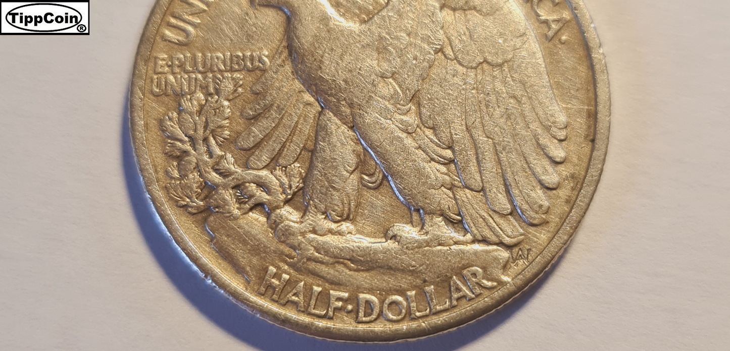 Half Dollar 1942 USA Silber, Silver