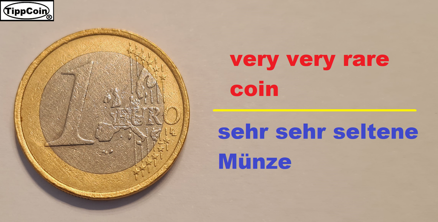 Deutschland 1 Euro 2002 F drehende sterne