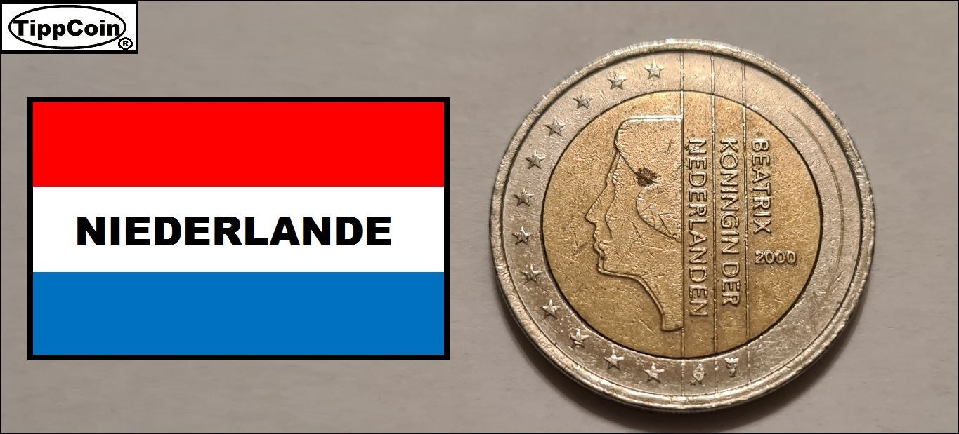 2 Euro Fehlprägung Niederlande