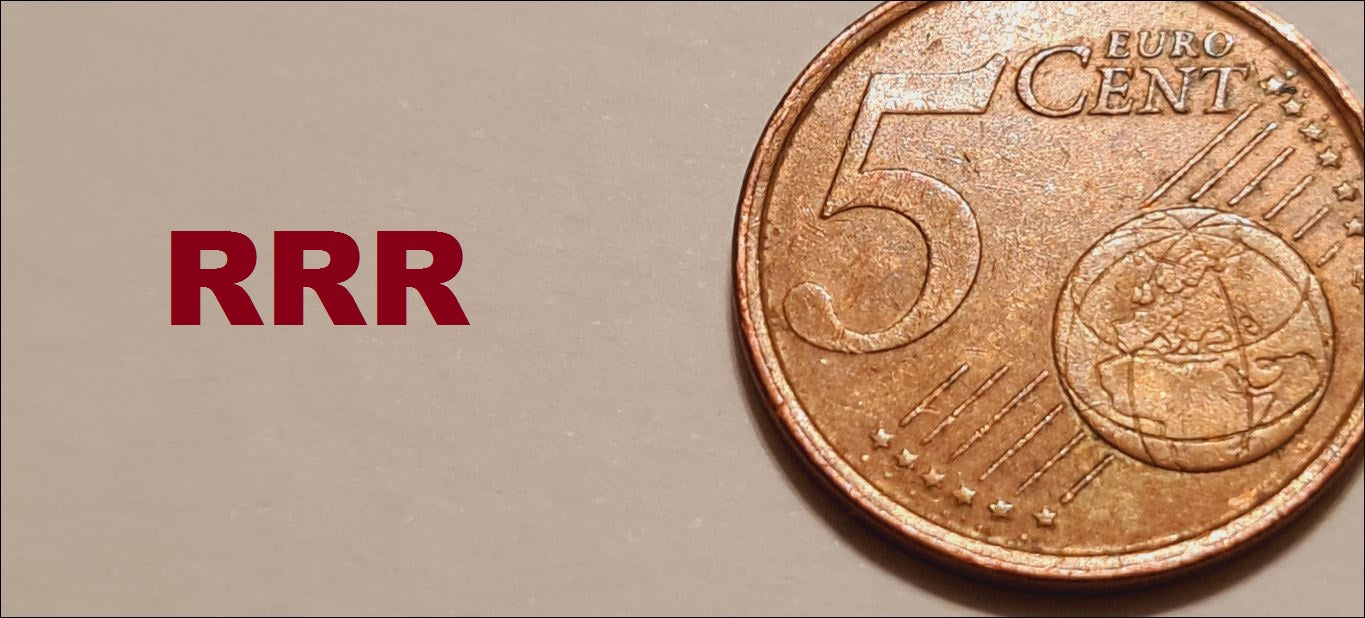 5 Cent mit doppelrand