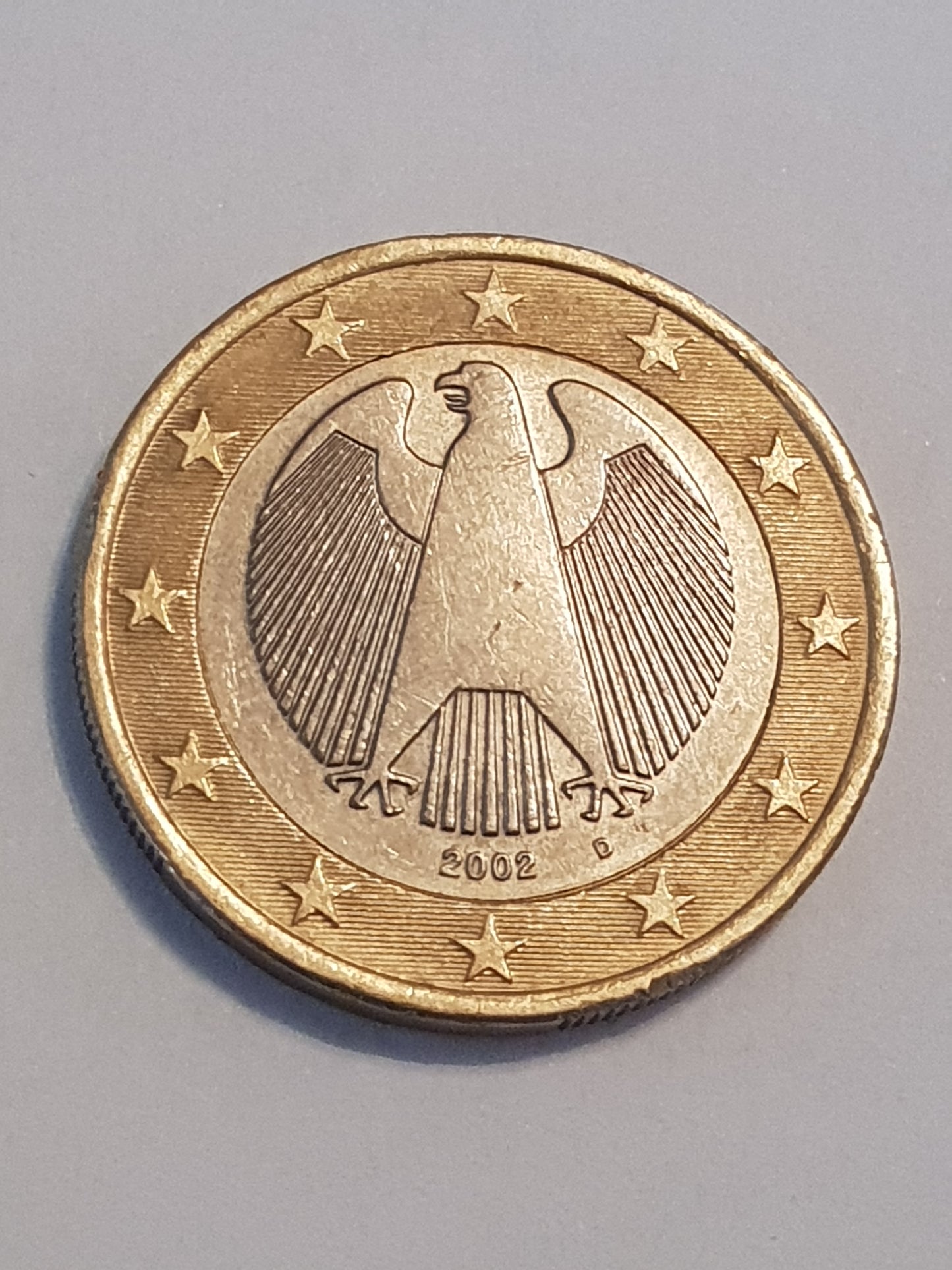 Deutschland 1 Euro 2002 D – Nicht magnetisch