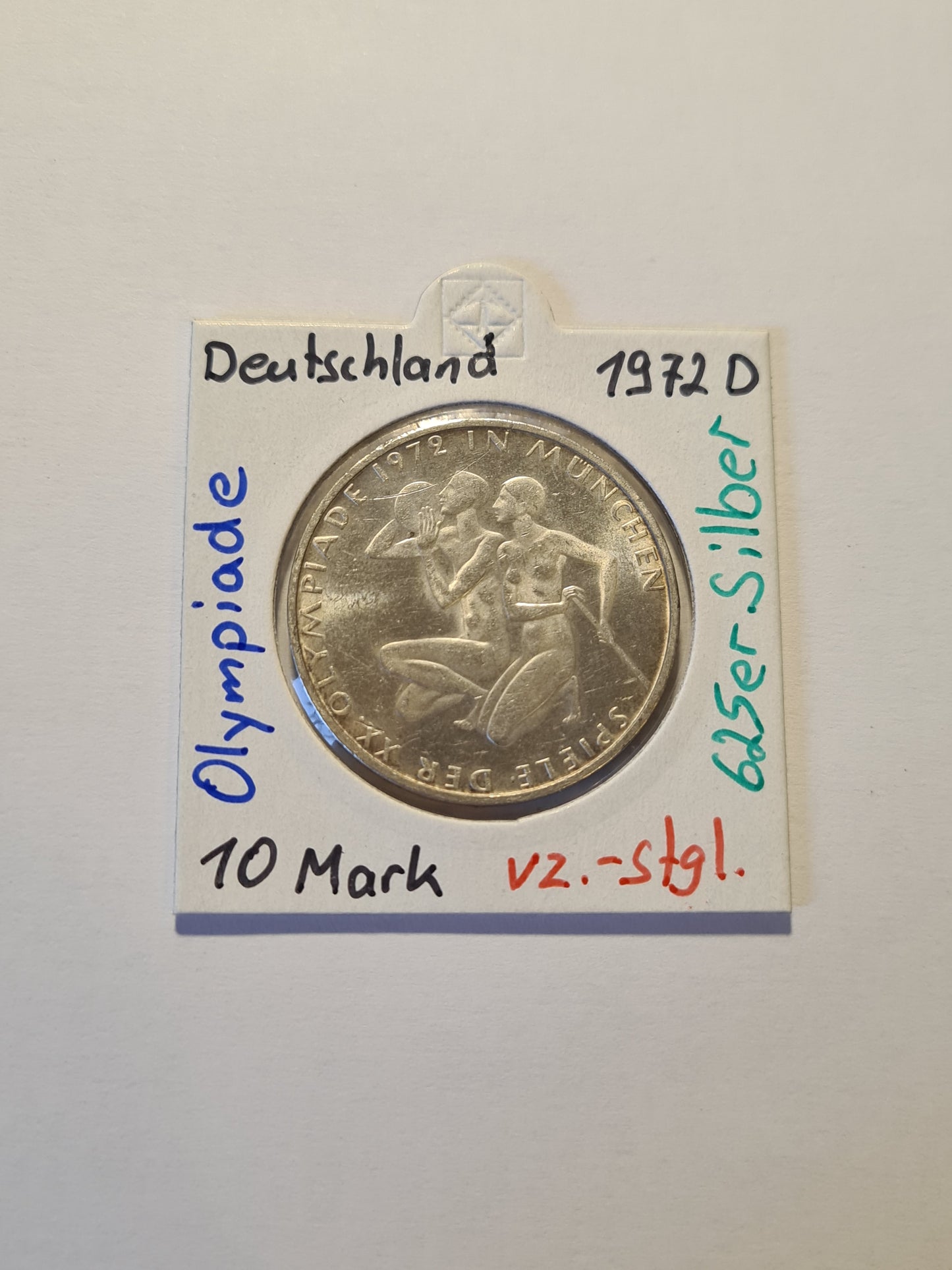 BRD 10 Mark 1972 D Olympiade