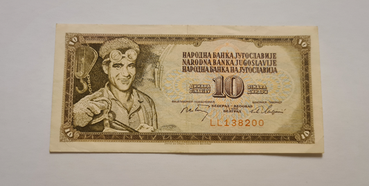 10 Dinar 1968 Yugoslawien