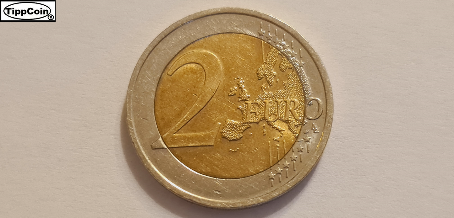 BRD 2 Euro 2020 D Prägeschwäche