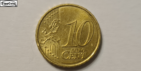 10 Cent Spanien 2009, Fehlprägung