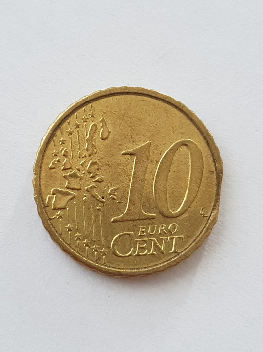 10 Cent 2002 D zainende BRD