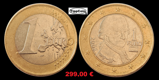 1 Euro Doppelrand 2008 Österreich