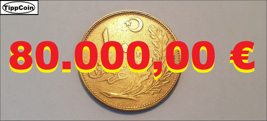 10 Kuruş 1928 RRRRRR – Einzigartige Fehlprägung