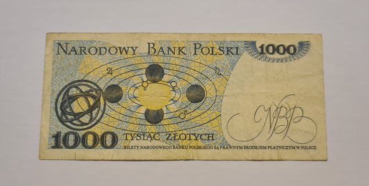 1000 Zlotych 1982 Polen