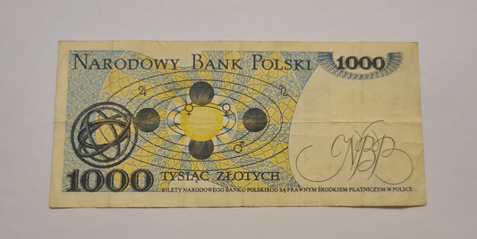 1000 Zlotych 1982 Polen