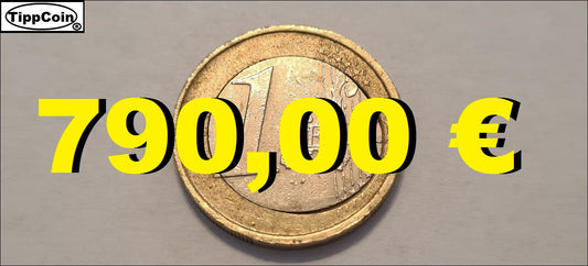 1 Euro Spiegeleimünze 2002 G, Fehlprägung