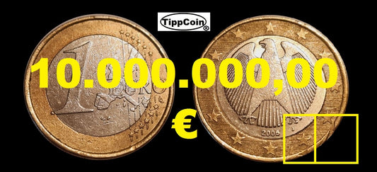 Deutschland 1 Euro mit 13 Sternen