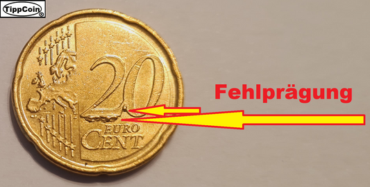 Belgien 20 Cent 2009 Materialüberschuss