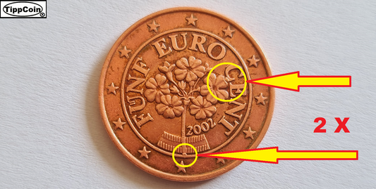 5 Cent 2002 Österreich mit zu viel Materie