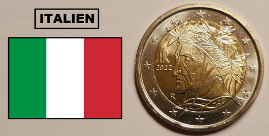 Italien 2 Euro 2022 Dante Alighieri